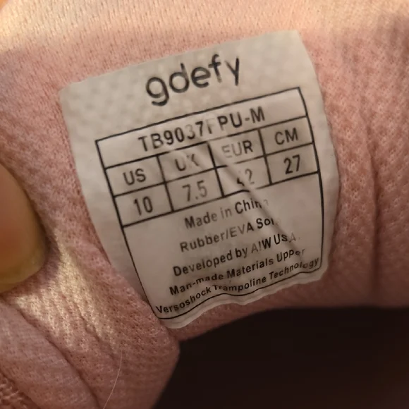 GDEFY Women's Pink‎ Athletic Shoes - Picture 3 of 5